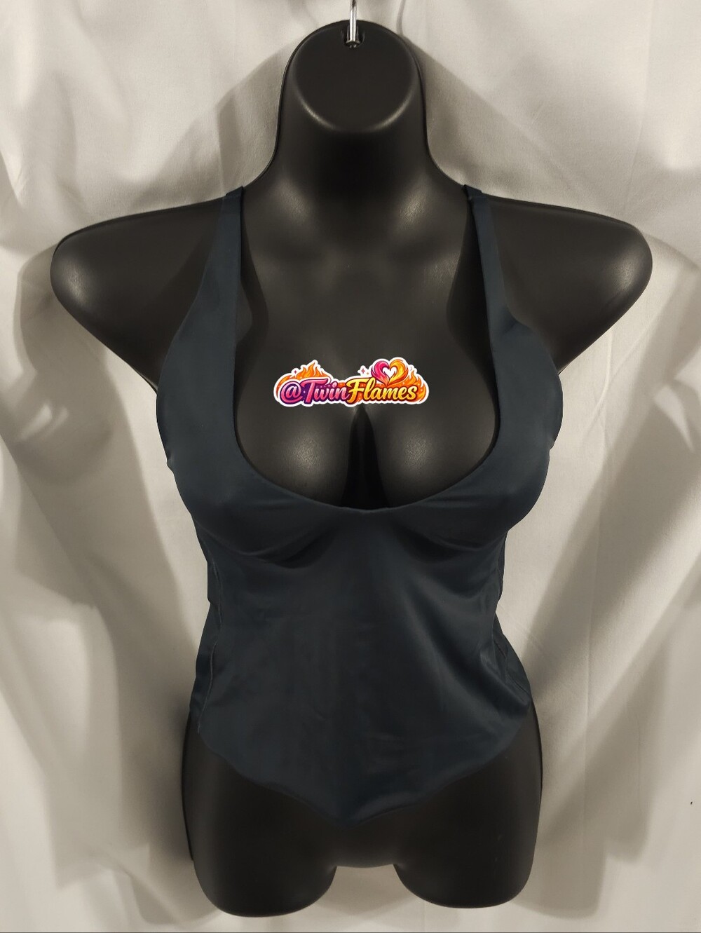 Skims X Nike Shine V-neck Tank SL-SLS-8621W Dark Teal Size Small, Large